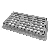 Дождеприемник чугунный прямоуг. "ДБ2"&nbsp;&nbsp;(В125) m-113кг ГОСТ 3634-2019